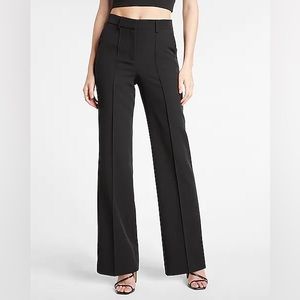 Express High Waisted Pintuck Trouser Pant